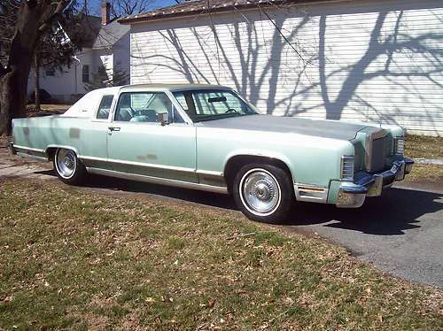1978 lincoln continental town coupe 2door, 460 engine, 53k original miles 77 79