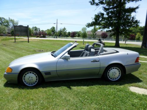 1990 500 sl convertible with hard top, low mile 2 owner vehicle