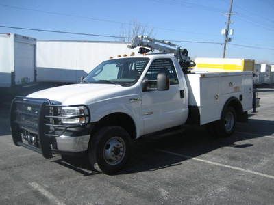 2007 f-350 xlt 4 wheel drive - stellar 3200 lb. crane