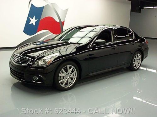 2012 infiniti g37 sport sedan sunroof nav rear cam 57k texas direct auto