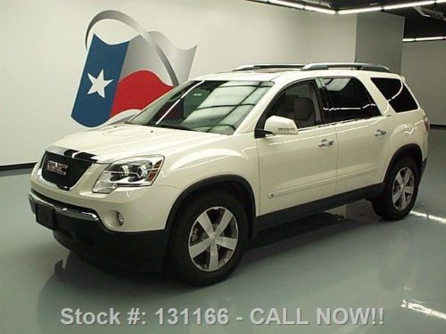 2009 gmc acadia slt-2 dual sunroof nav rear cam dvd 68k texas direct auto