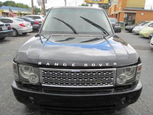 2004 range rover hse black/ cream