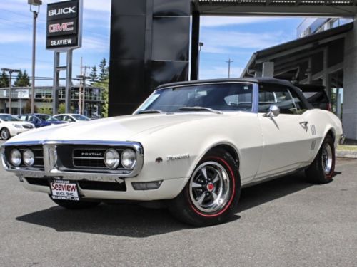 1968 pontiac firebird convertible beautiful nut&amp;bolt restoration rock solid dry!