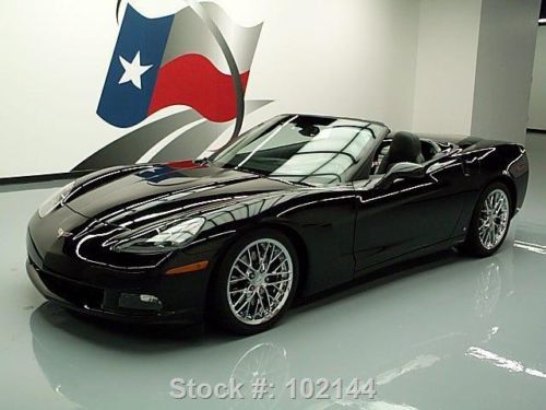 2006 chevy corvette 3lt convertible 6spd nav hud 18k mi texas direct auto