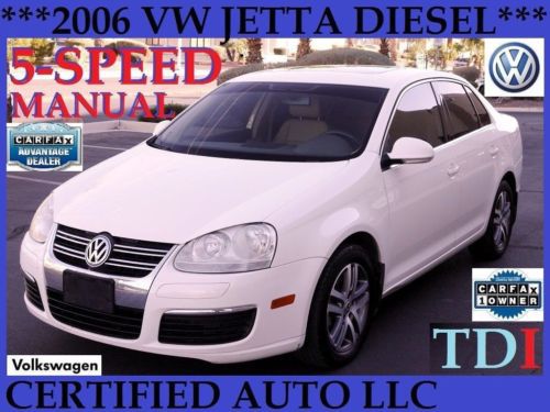 2006 volkswagen jetta sedan 4dr. 1.9l tdi  diesel one owner pkg. 2 get 60 mpg