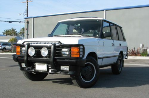 1991 range rover alpine white