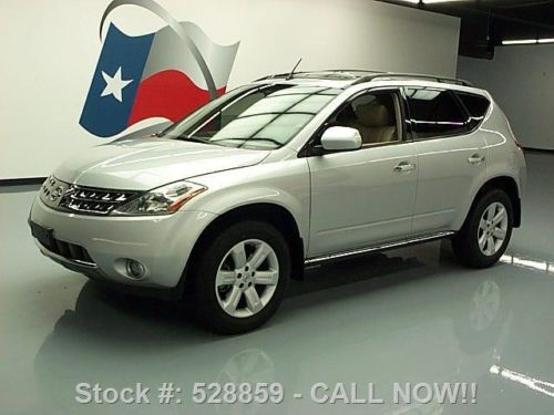 2007 nissan murano sl sunroof leather rear cam 92k mi texas direct auto