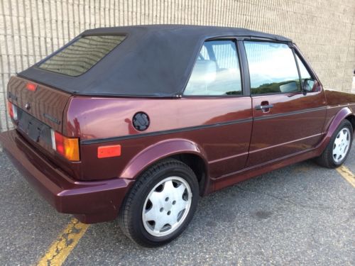 1993 volkswagen cabriolet cl * convertible * only 80,000 miles * fun car * rare