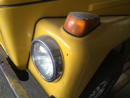 RARE UNIQUE 1974 VW VOLKSWAGEN THING 181 YELLOW SOLID EXTRAS, image 3