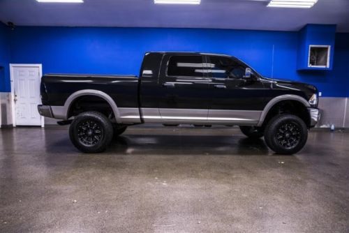 One 1 owner 6.7l cummins diesel lifted crew cab automatic hard tonneau leather