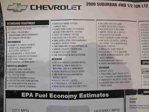 2009 Chevrolet Suburban 1500 LTZ Sport Utility 4-Door 5.3L, US $24,000.00, image 2