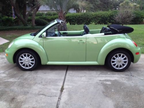 2005 volkswagen beetle gls convertible 2-door 2.0l