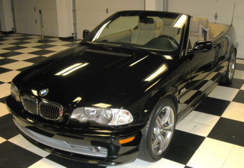 2003 bmw 330ci covertable, black, 3.0 liter, factory m-3 wheels, 79k miles