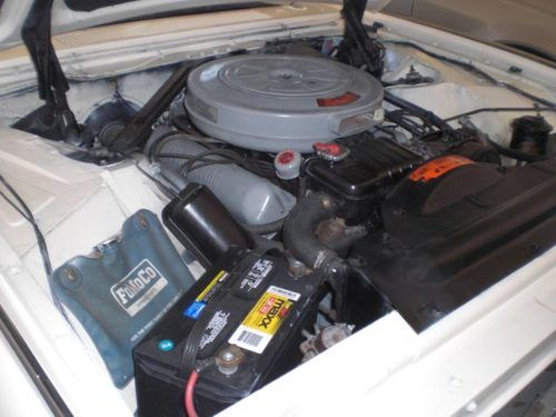 1961 ford thunderbird, white, great shape, 45k actual miles