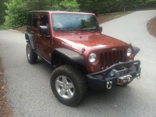 No reserve 2008 jeep wrangler rubicon unlimited  4 door 4x4