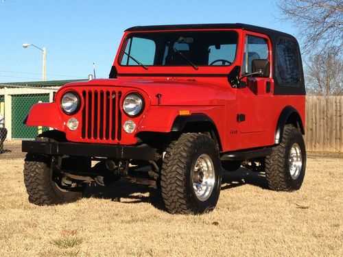 1985 jeep cj7 4x4 automatic, hard top/doors completely restored, 52k orig. miles