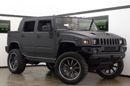 2006 hummer h2 sut luxury custom lift kevlar asanti wheels led lights