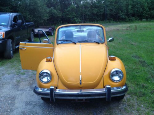 1978 volkswagen super beetle convertible 2-door 1.6l