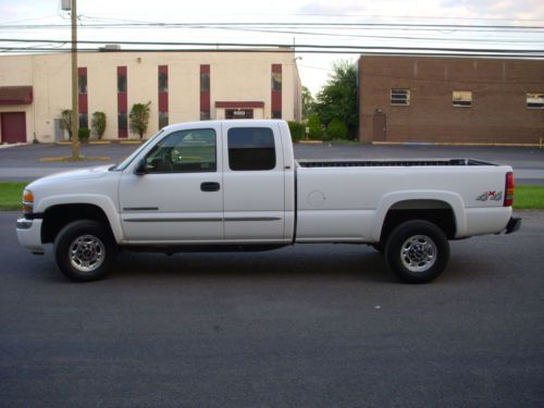 2005 gmc 2500hd sierra ext cab 6.0l sle one owner