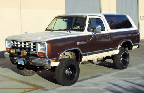 California original 1983 dodge ram charger, 100% rust free, no reserve