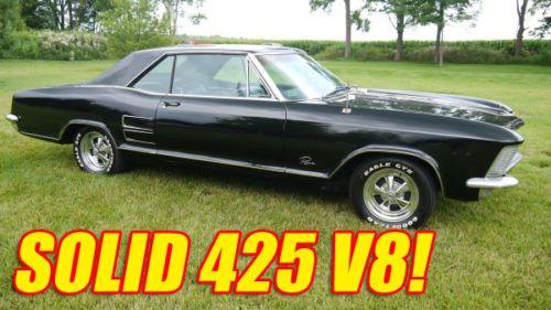 1964 buick riviera two door hardtop coupe 425 v8 automatic solid &amp; straight!!!