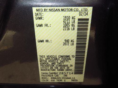 2014 Nissan Altima 2.5 S, US $21,689.00, image 11