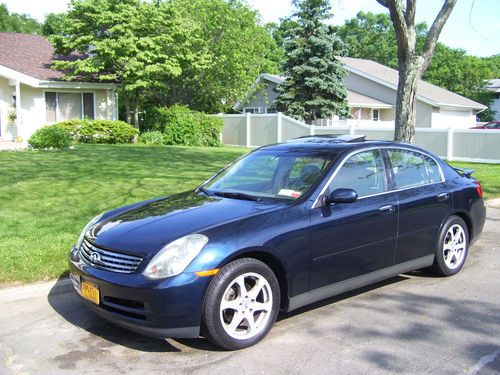 2003 infiniti g35 base sedan 4-door 3.5l