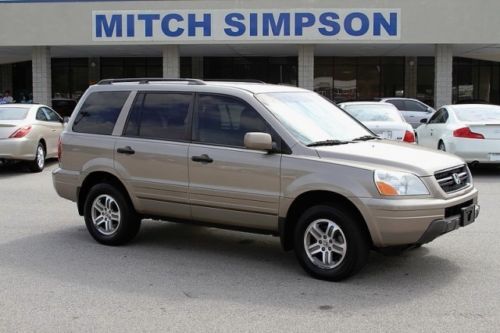 2003 honda pilot ex awd sport utility 3rd row seat  great carfax  georgia suv!