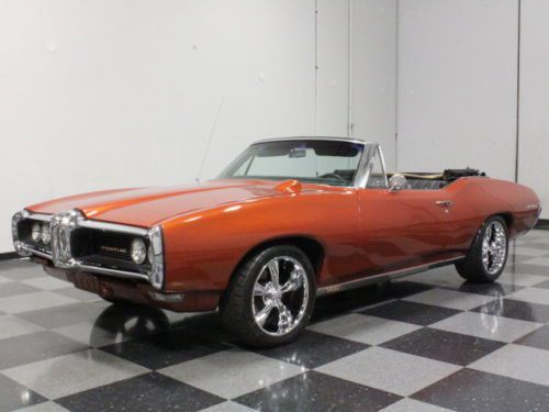 Atomic orange droptop, #&#039;s match 350, pwr top, steering, front disc brakes, a/c!