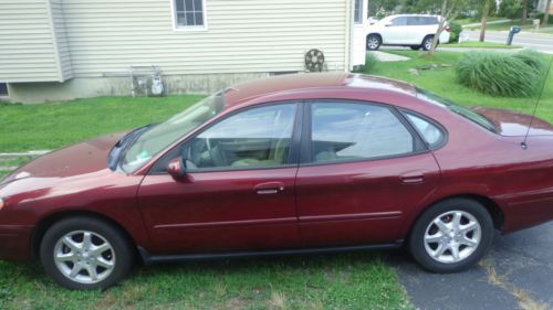 Sel. burgundy    perfect first car.  good condition.