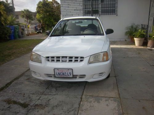 2001 hyundai accent-low reserve-runs great-california car!!!!!!!!!!!!