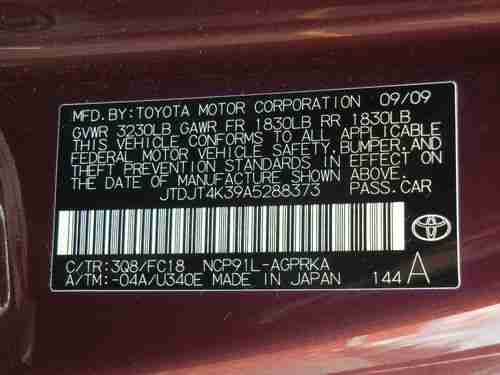 2010 Toyota Yaris Auto 25k Air Warranty, image 8