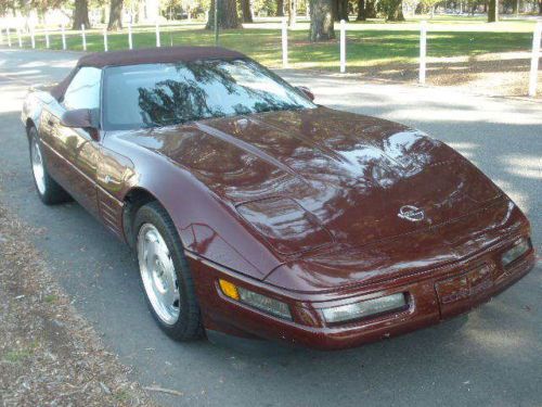 1993 chevrolet corvette 350 auto 40th anniversary edition