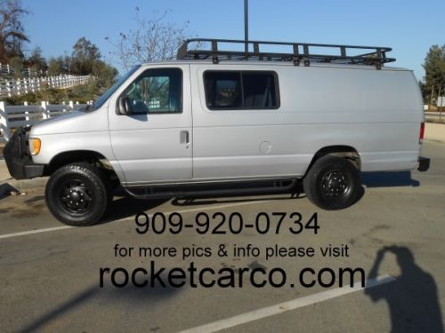 1999 ford e-350 econoline xlt extended cargo van 3-door 7.3l power stroke diesel