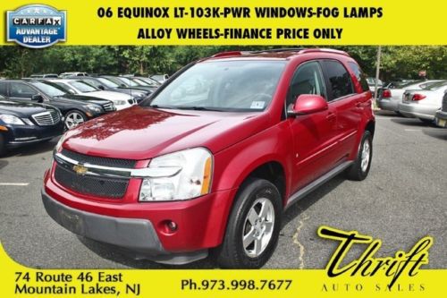 06 equinox lt-103k-pwr windows-fog lamps-alloy wheels-finance price only