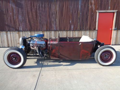 1930 model a rat rod 402 big block, automatic turbo 400 transmission headers