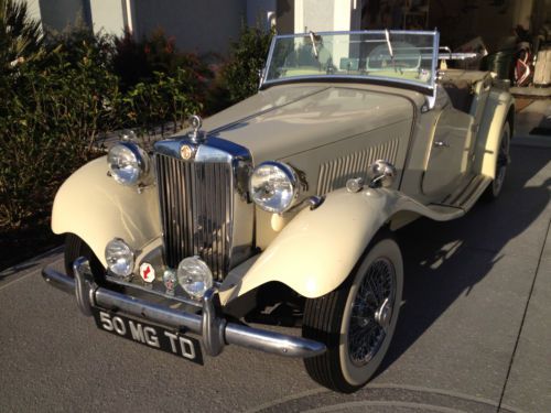 1950 mgtd  classic concours show cae