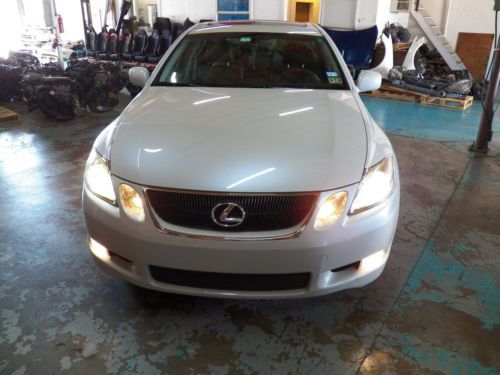 2007 lexus gs 350 6 cyl automatic silver w/ gray leather interior 4 door sedan