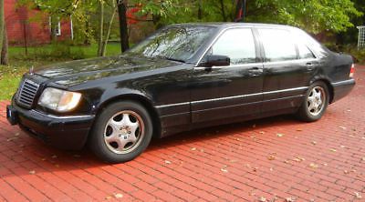 1997 black 4 door sedan mercedes benz s 600 v12 fullly loaded staff car 1 owner