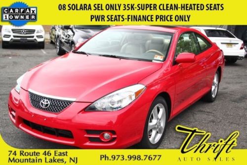 08 solara sel only 35k-super clean-heated seats-pwr seats-finance price only