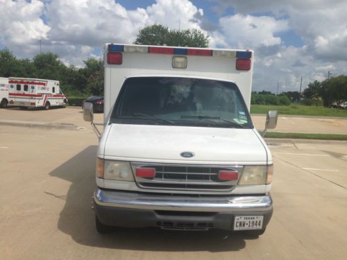 1999 ford e-450, 7.3l, 8 cylinders ambulance