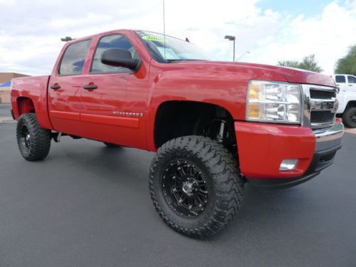 2008 chevrolet chevy silverado 1500 crew cab lt 4x4 off road custom lifted truck