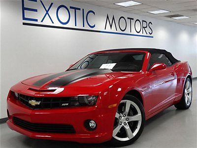 2012 chevrolet camaro 2ss conv&#039;t rear-cam heated-sts 20-wheels blktop warranty