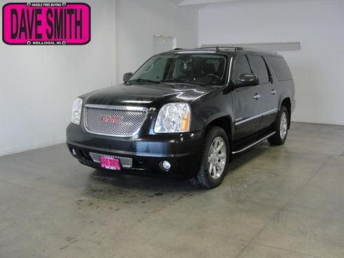 12 gmc yukon xl 1500 denali awd heated leather seats sunroof dvd back up camera