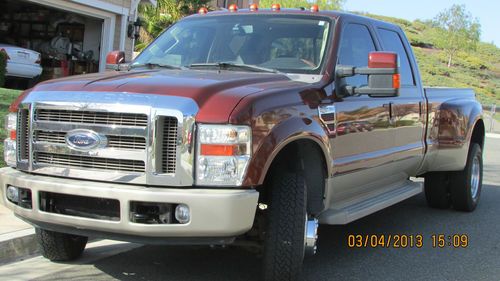 F350 dually king ranch tow boss, diesel,crew cab, long bed, navi,