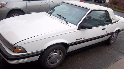 1991 pontiac sunbird le convertible 2-door 2.0l last reduction of  price