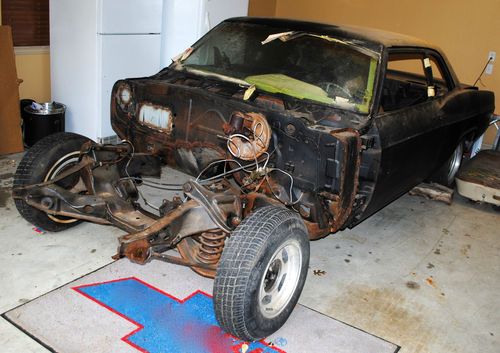 1965 chevrolet bel-air 2-door project car with 1967 12 bolt impala ss rear end