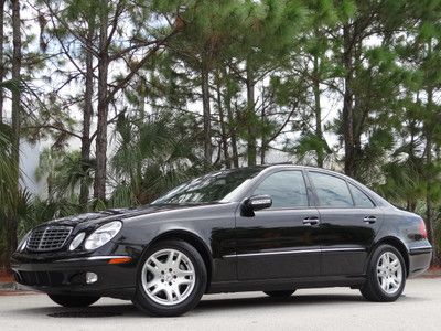 2003 mercedes e320 no reserve! low miles! premium! florida! all black! florida!