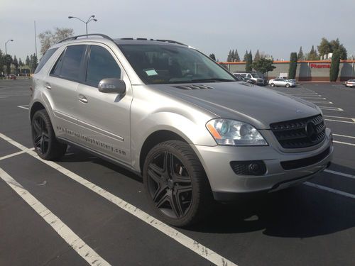 2007 mercedes benz ml350 awd pewter clean title super clean navi heated seats