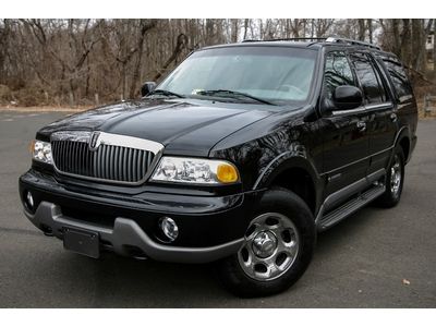 1998 lincoln navigator 1 owner serviced 35k miles 4wd awd 4x4 3rd row premium